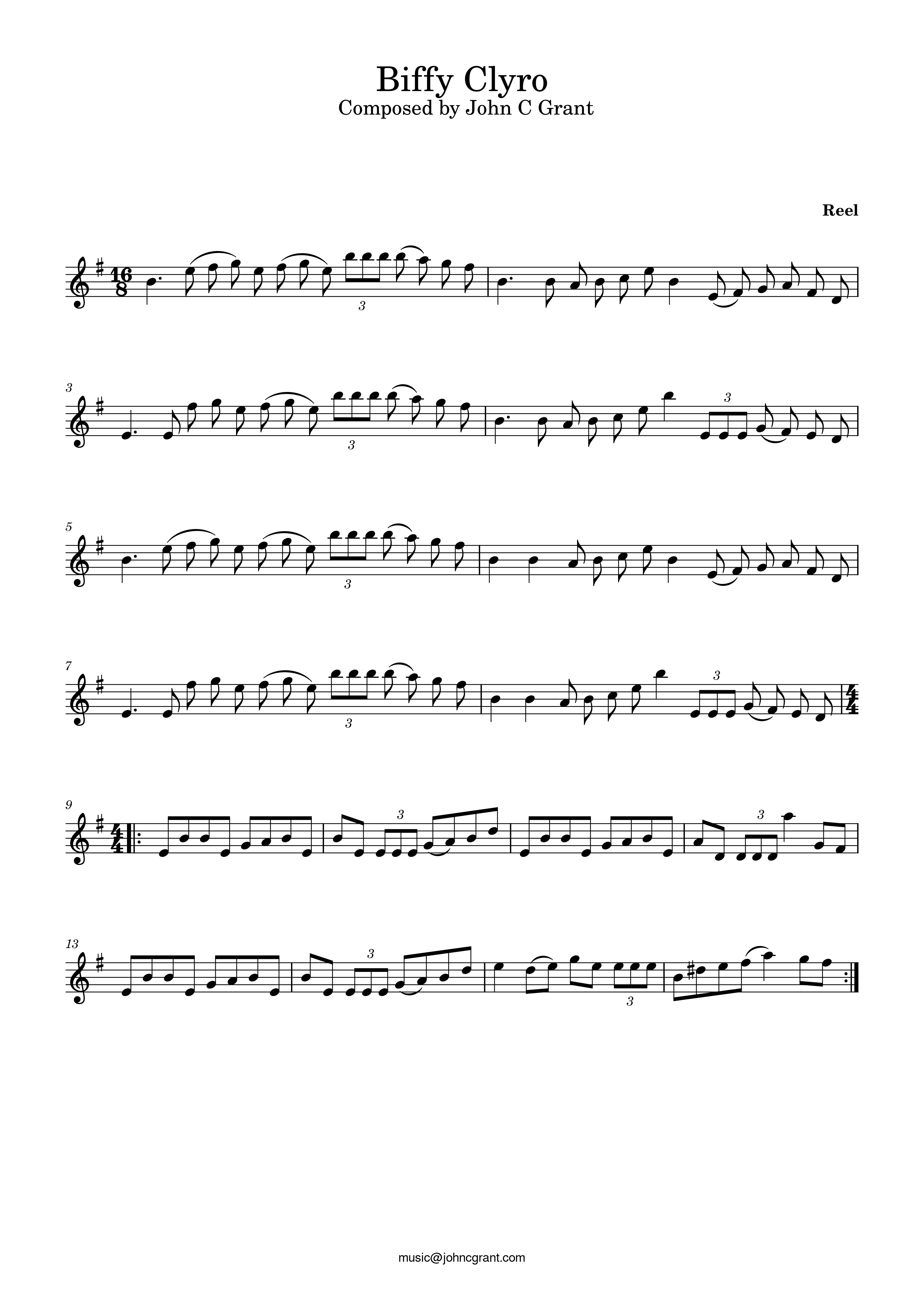 Biffy Clyro - Composed by John C Grant (https://johncgrant.com). Traditional composer from Kilmarnock, Ayrshire, Scotland.