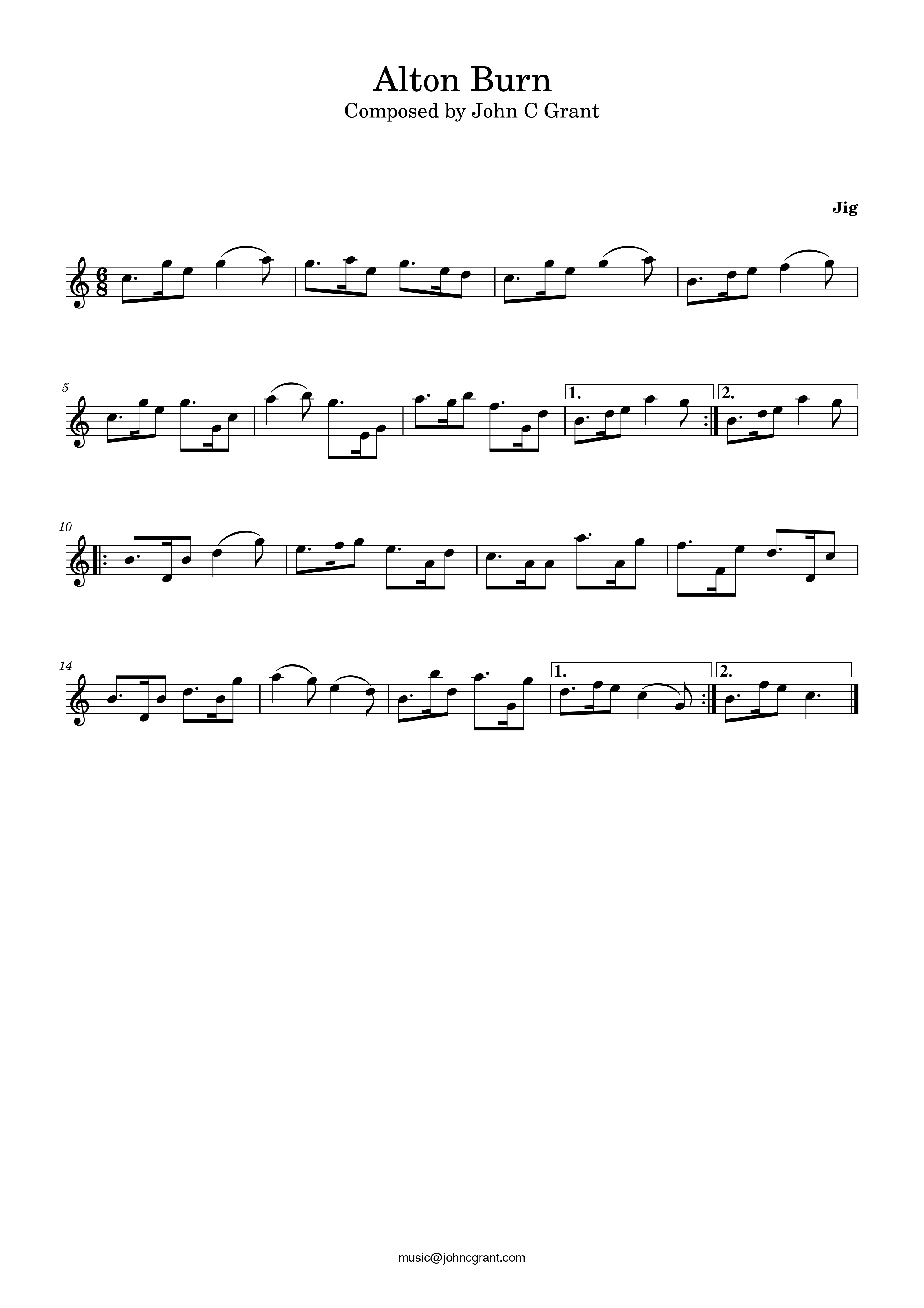 Alton Burn - Composed by John C Grant (https://johncgrant.com). Traditional composer from Kilmarnock, Ayrshire, Scotland.