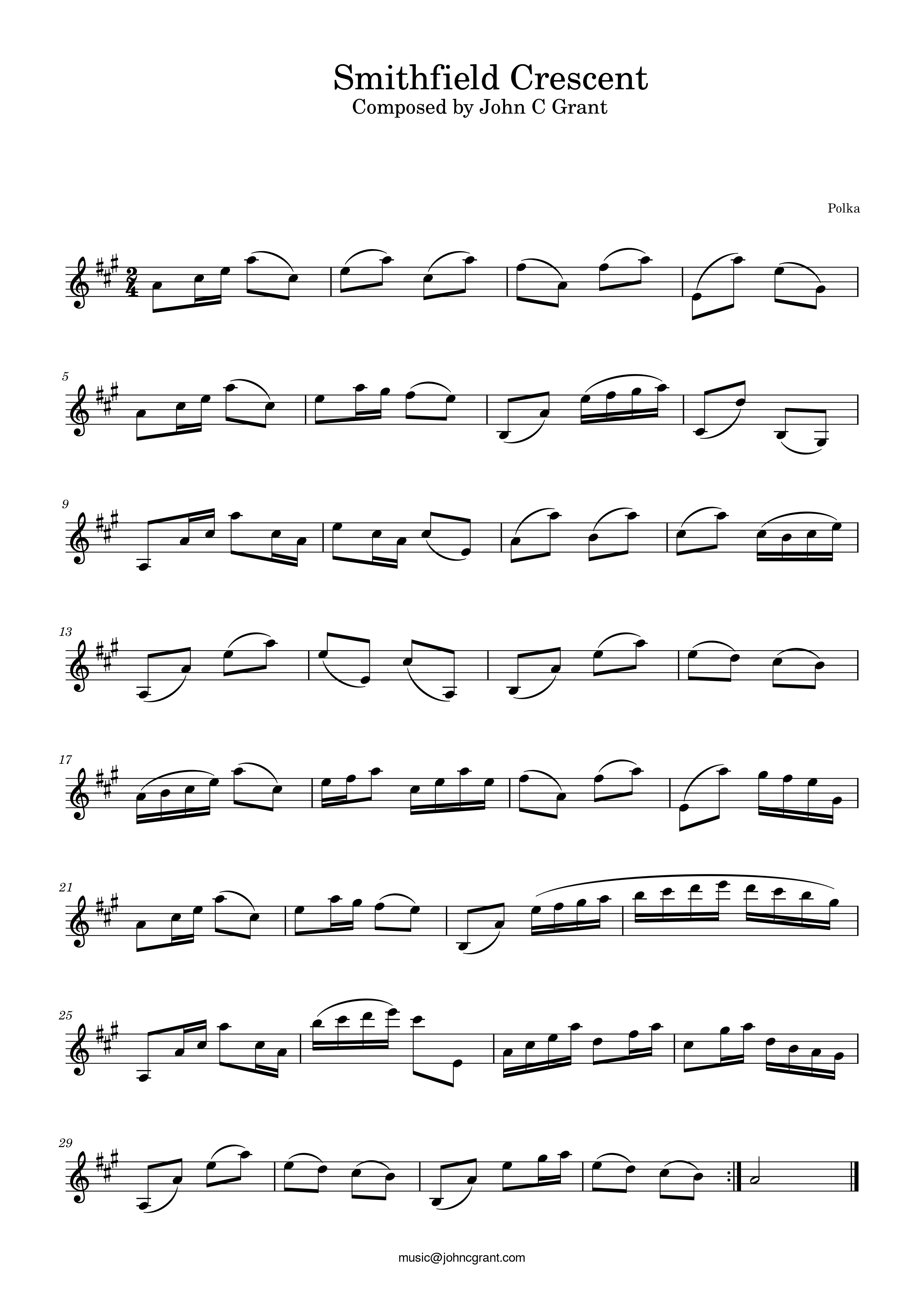 Smithfield Crescent - Composed by John C Grant (https://johncgrant.com). Traditional composer from Kilmarnock, Ayrshire, Scotland.